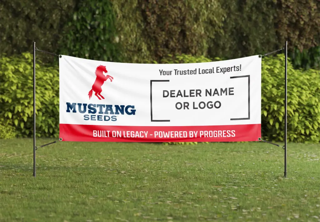Mustang Co-branded Vinyl Banner