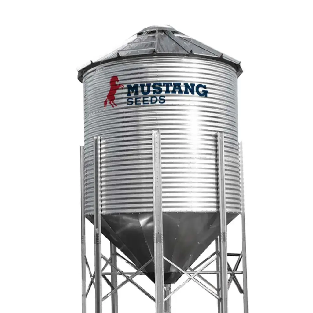 Mustang Corrugated Grain Bin Wrap - Vinyl Option 