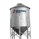 Mustang Corrugated Grain Bin Wrap - Vinyl Option 