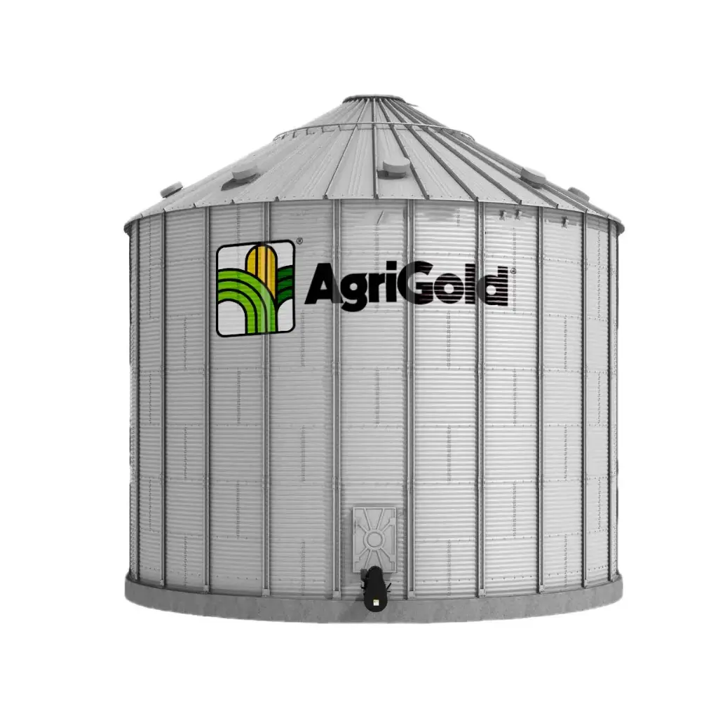 Agrigold Corrugated Grain Bin Wrap - Vinyl Option  