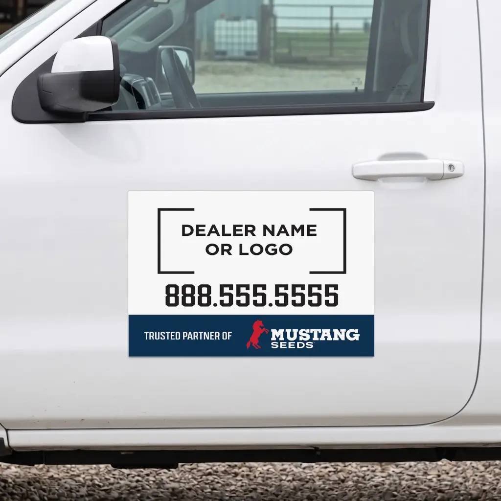 Mustang Vehicle Magnets - Logo Option