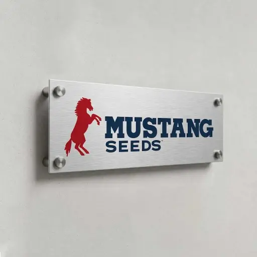 Mustang Metal Sign