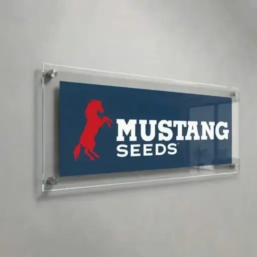 Mustang Acrylic Sign