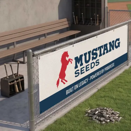 Mustang Mesh Banner